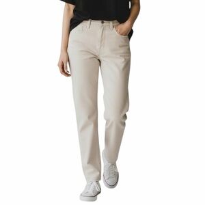 J. Crew Womens Slouchy Boyfriend Jeans 25 Ecru Off White Denim High Rise Relaxed